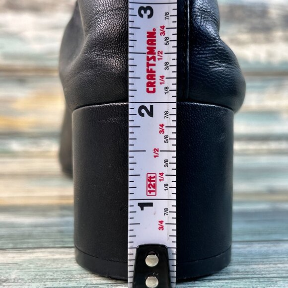 Cole Haan Aviana Pumps Womens 9B Black Leather Dress Work Shoes Low Block Heel - Picture 10 of 12